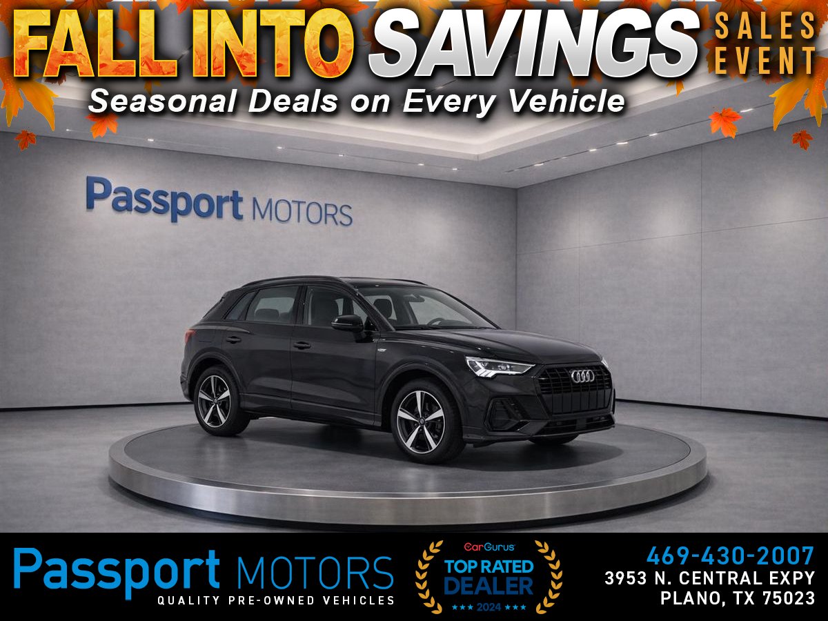 Black 2023 Audi Q3 SUV / Crossover All-Wheel Drive 8-Speed Automatic