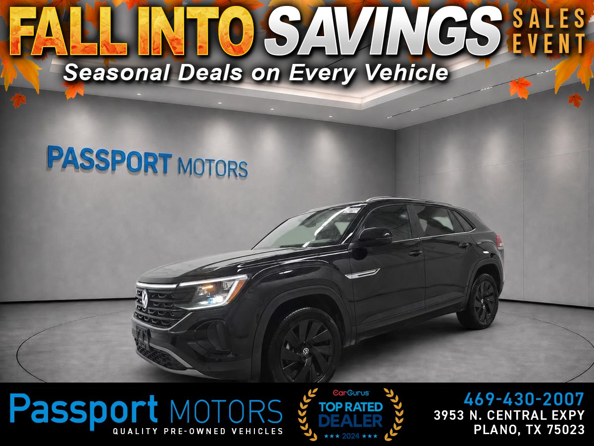 Black 2026 Volkswagen Atlas Cross Sport SUV / Crossover All-Wheel Drive 8-Speed Automatic