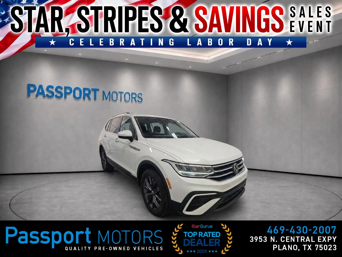 White 2023 Volkswagen Tiguan SUV / Crossover Front-Wheel Drive 8-Speed Automatic