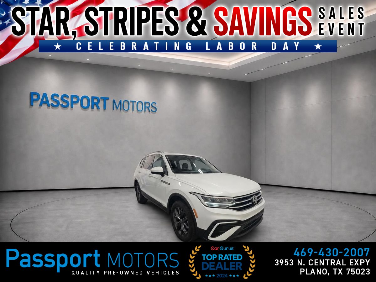 White 2023 Volkswagen Tiguan SUV / Crossover Front-Wheel Drive 8-Speed Automatic