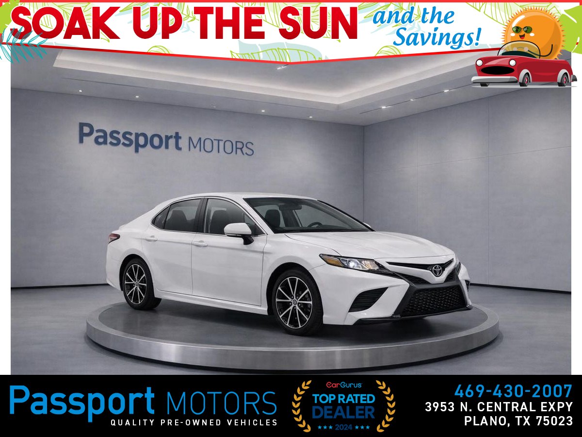 White 2024 Toyota Camry SE FWD Sedan Front-Wheel Drive 8-Speed Automatic
