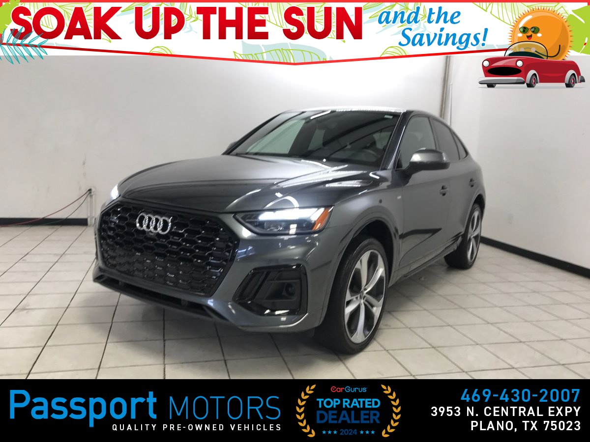 DAYTONA GRAY PEARL EFFECT 2023 Audi Q5 Sportback Sedan All-Wheel Drive 7-Speed Dual Clutch