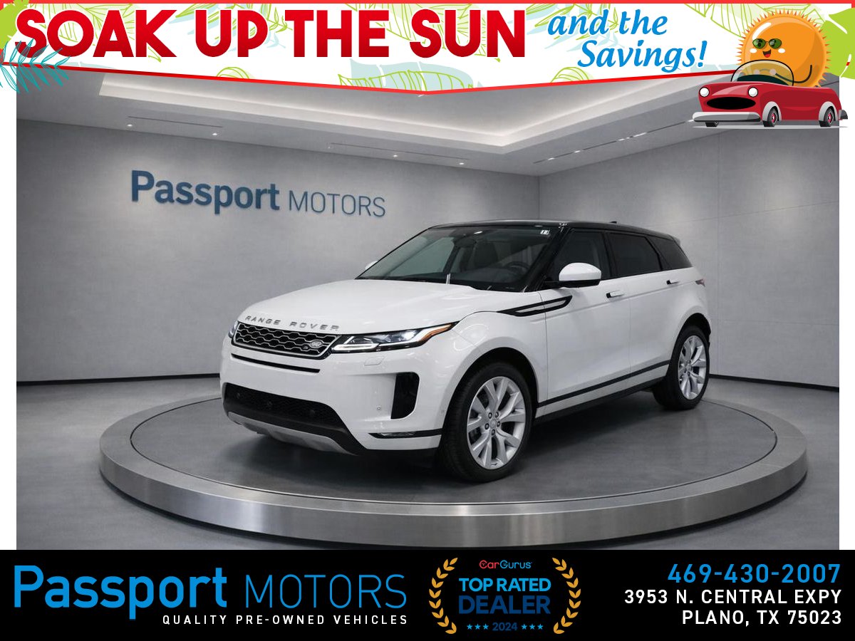 White 2023 Land Rover Range Rover Evoque P250 SE AWD SUV / Crossover All-Wheel Drive 9-Speed Automatic