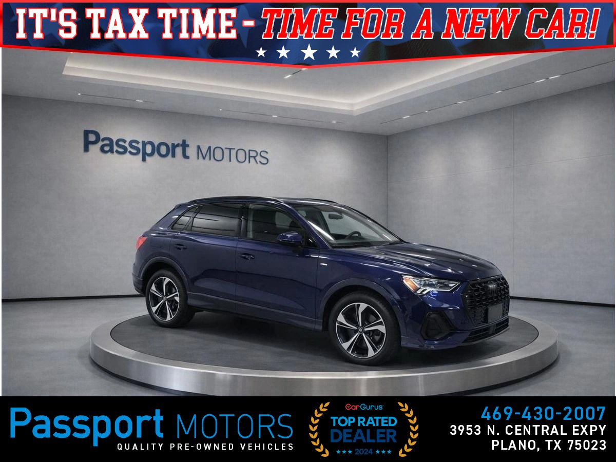 Blue 2023 Audi Q3 quattro Premium Plus S Line 45 TFSI SUV / Crossover All-Wheel Drive 8-Speed Automatic