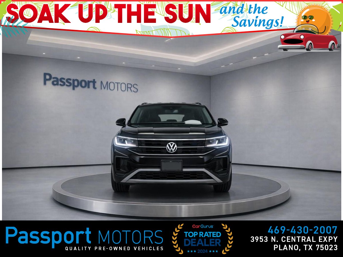Black 2024 Volkswagen Atlas Cross Sport SE 4Motion with Technology SUV / Crossover All-Wheel Drive 8-Speed Automatic