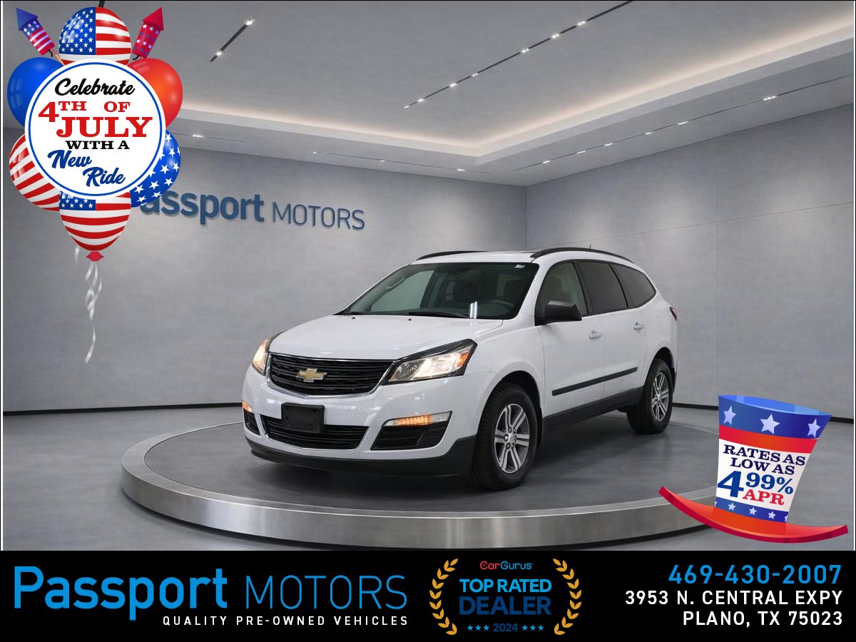 White 2017 Chevrolet Traverse SUV / Crossover Front-Wheel Drive 6-Speed Automatic