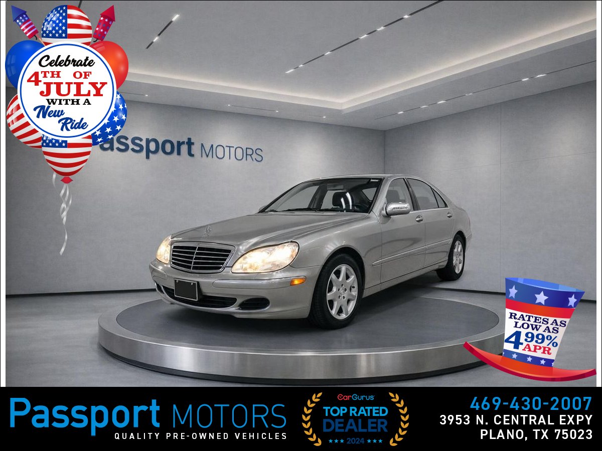 Silver 2006 Mercedes-Benz S-Class Sedan Rear-Wheel Drive Automatic