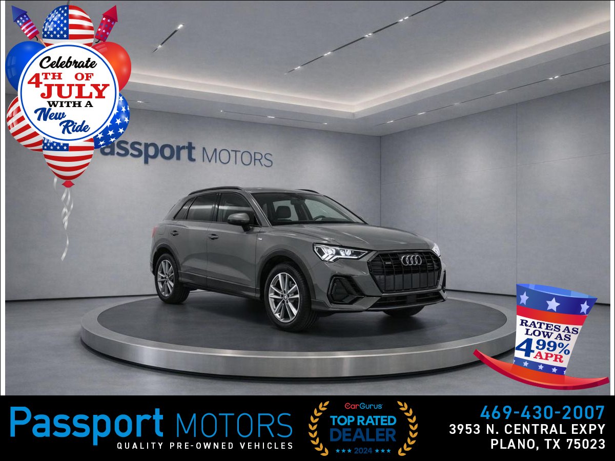 Gray 2023 Audi Q3 SUV / Crossover All-Wheel Drive 8-Speed Automatic
