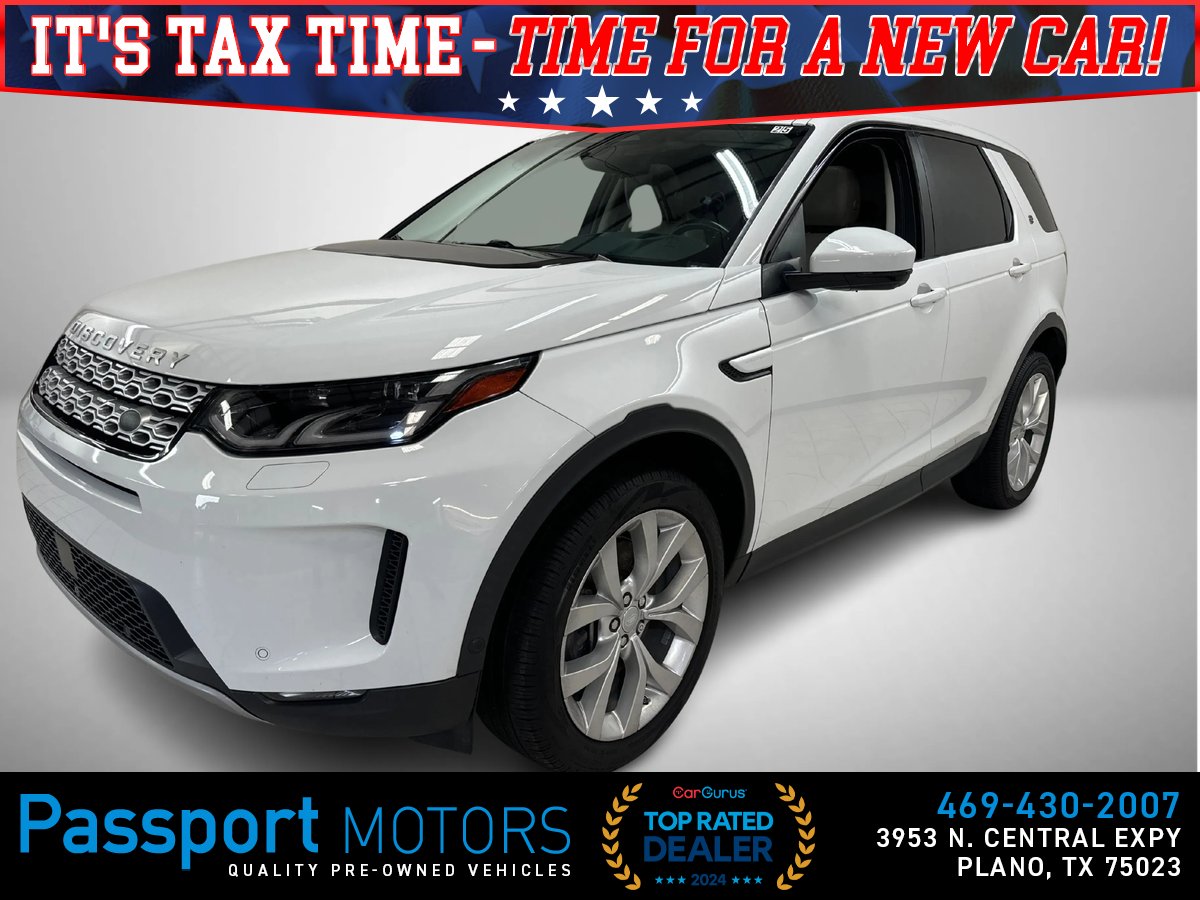White 2021 Land Rover Discovery Sport P250 SE AWD SUV / Crossover All-Wheel Drive 9-Speed Automatic
