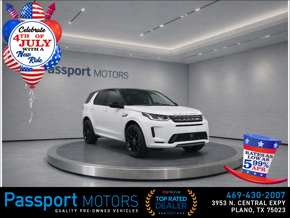 White 2021 Land Rover Discovery Sport SUV / Crossover All-Wheel Drive 9-Speed Automatic
