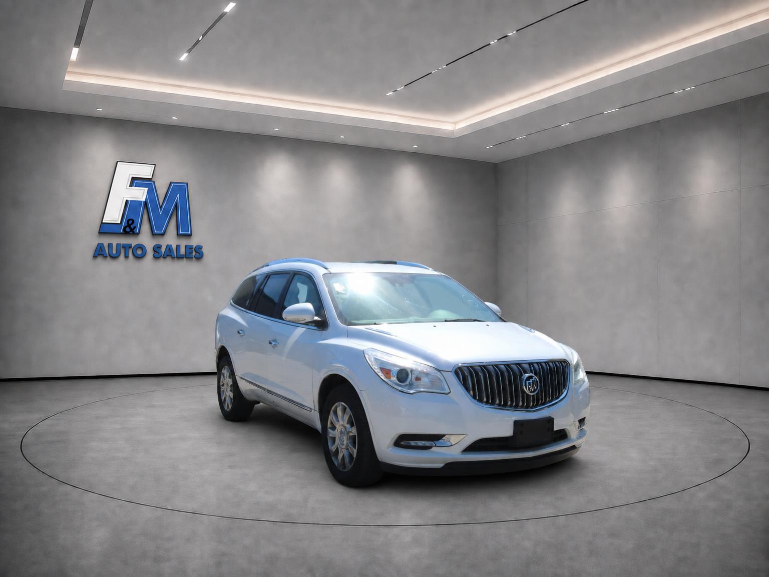 White 2017 Buick Enclave SUV / Crossover All-Wheel Drive Automatic