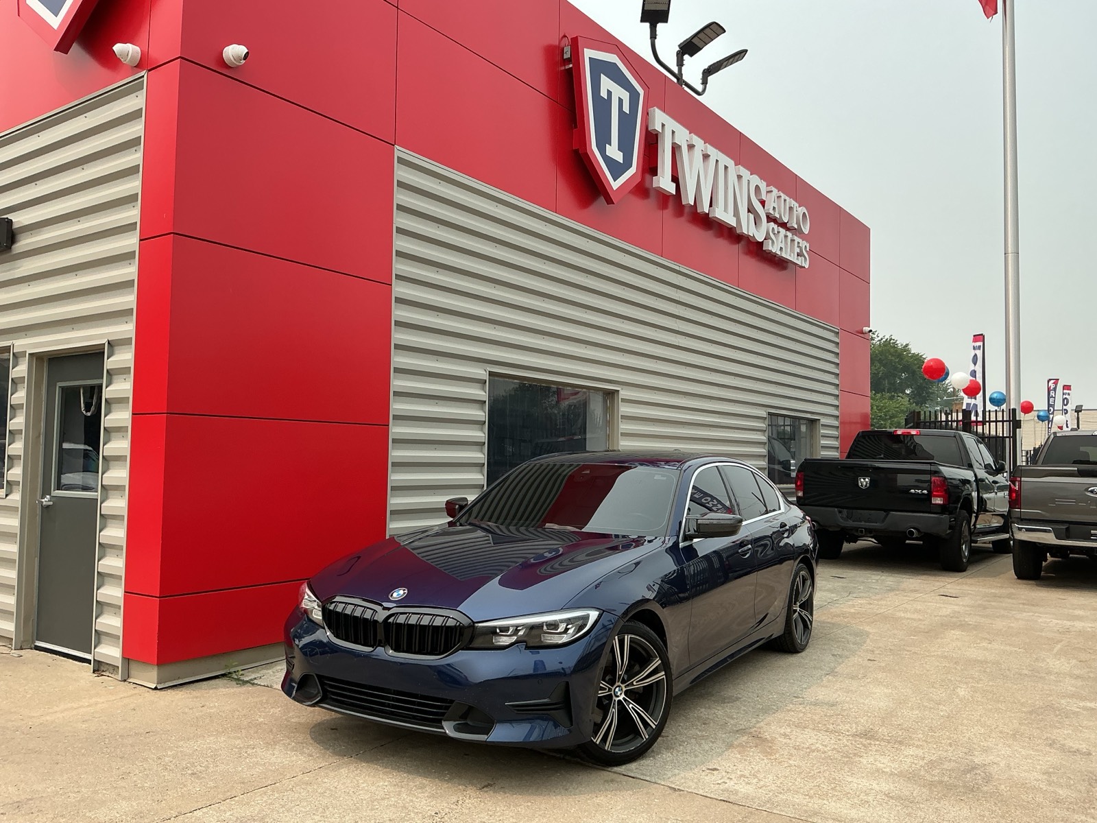 Blue 2020 BMW 3 Series Sedan All-Wheel Drive 8-Speed Automatic