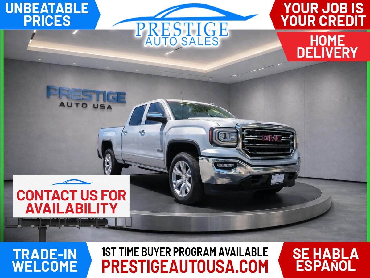 2016 GMC Sierra 1500 Pickup Truck 4X2 8-Speed Automatic Overdrive