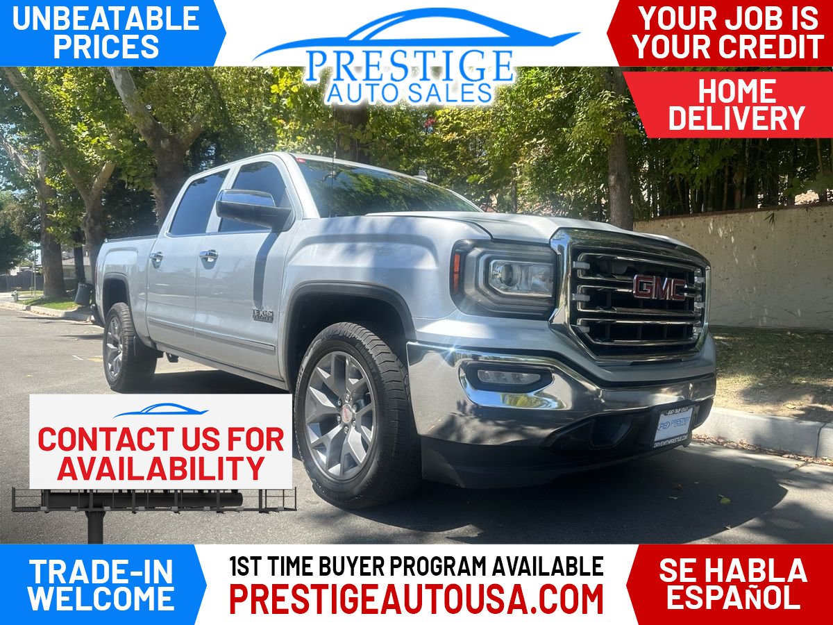 2016 GMC Sierra 1500 Pickup Truck 4X2 8-Speed Automatic Overdrive