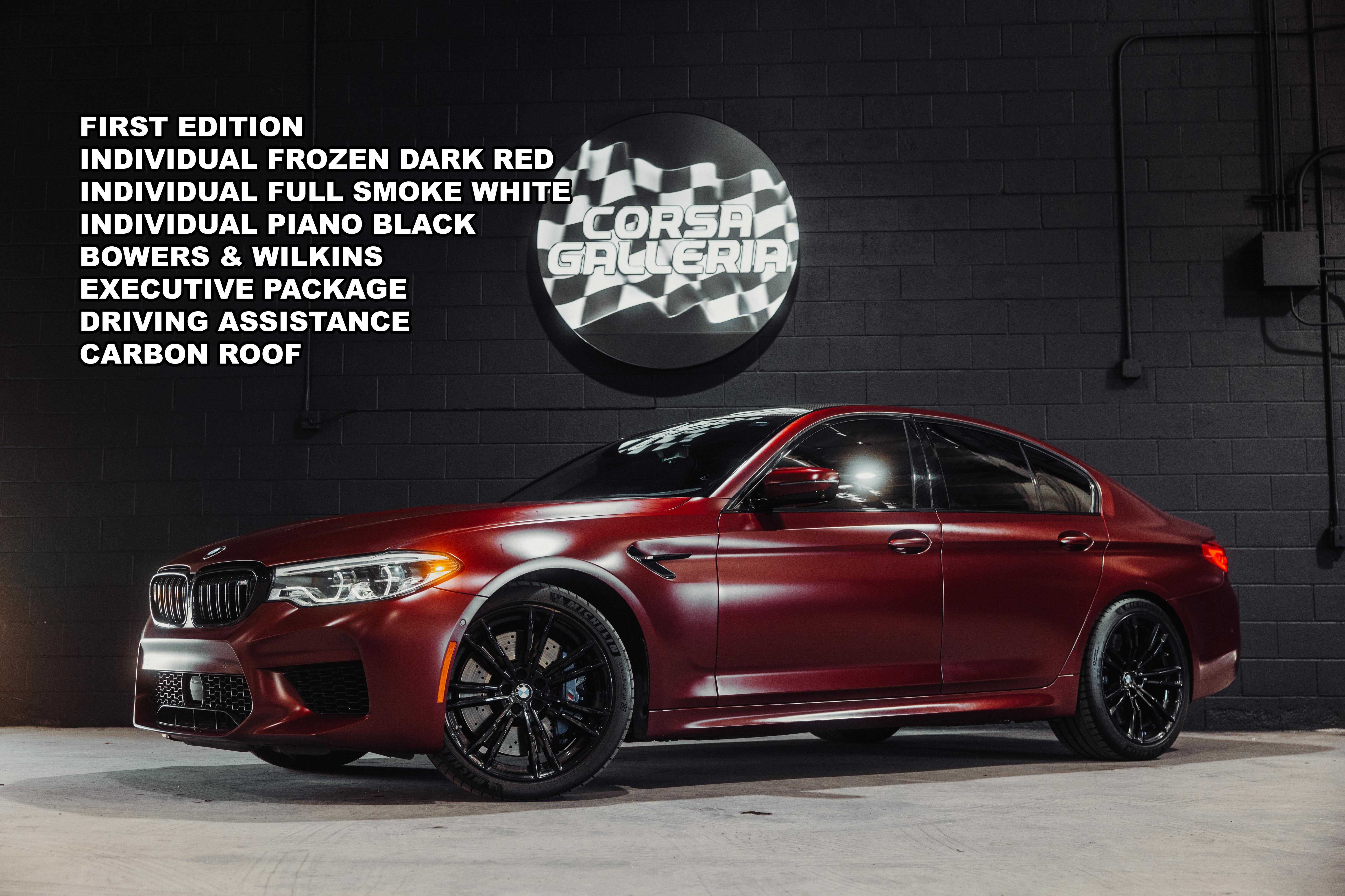Red 2018 BMW M5 AWD Sedan All-Wheel Drive 8-Speed Automatic