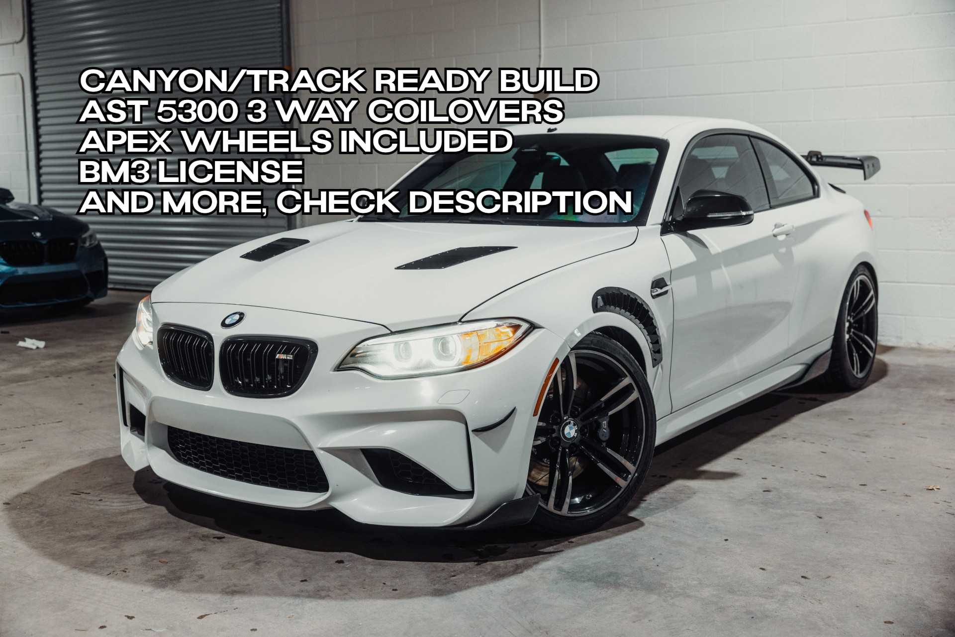 White 2017 BMW M2 RWD Coupe Rear-Wheel Drive 7-Speed Dual Clutch
