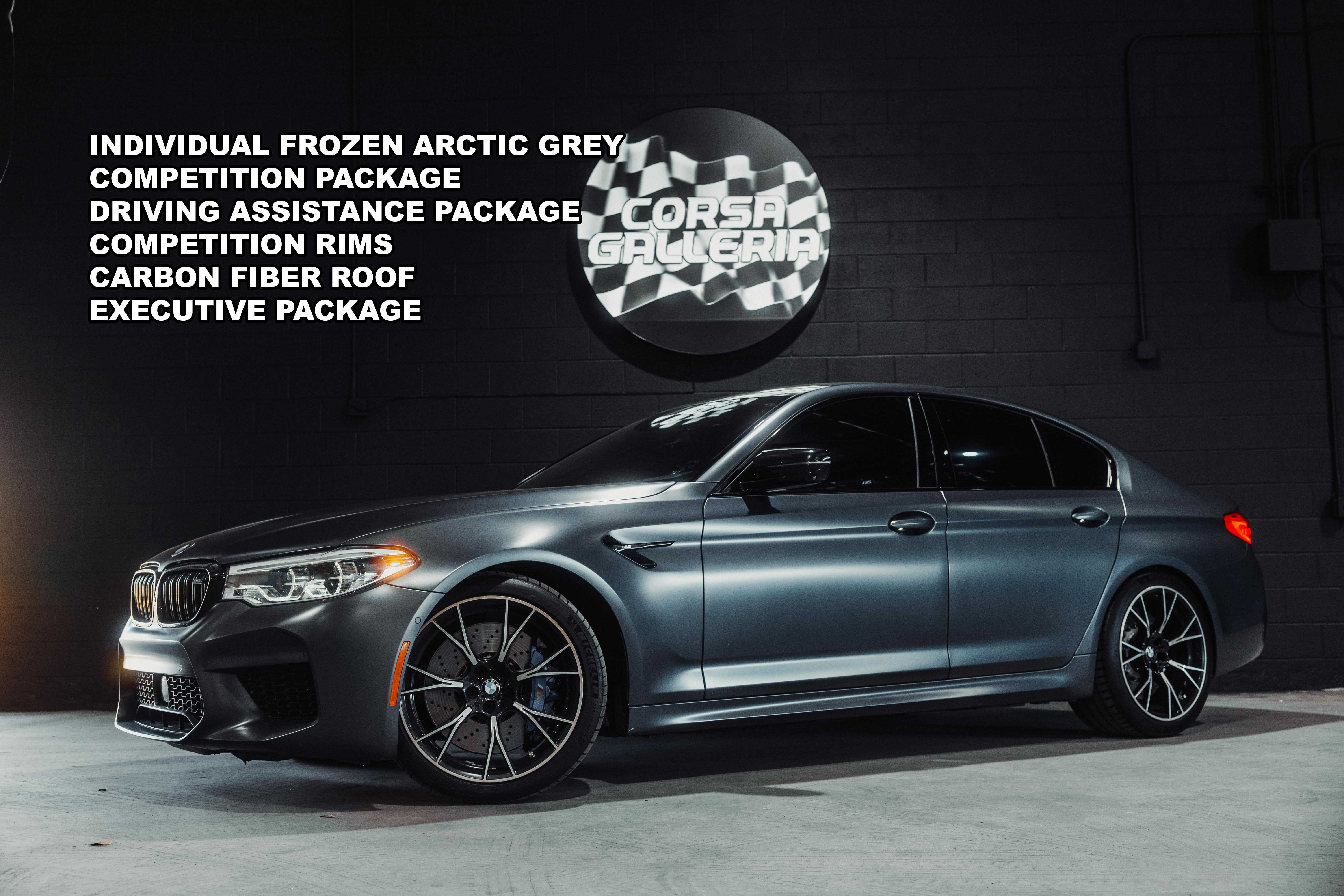 Gray 2019 BMW M5 Competition AWD Sedan All-Wheel Drive 8-Speed Automatic