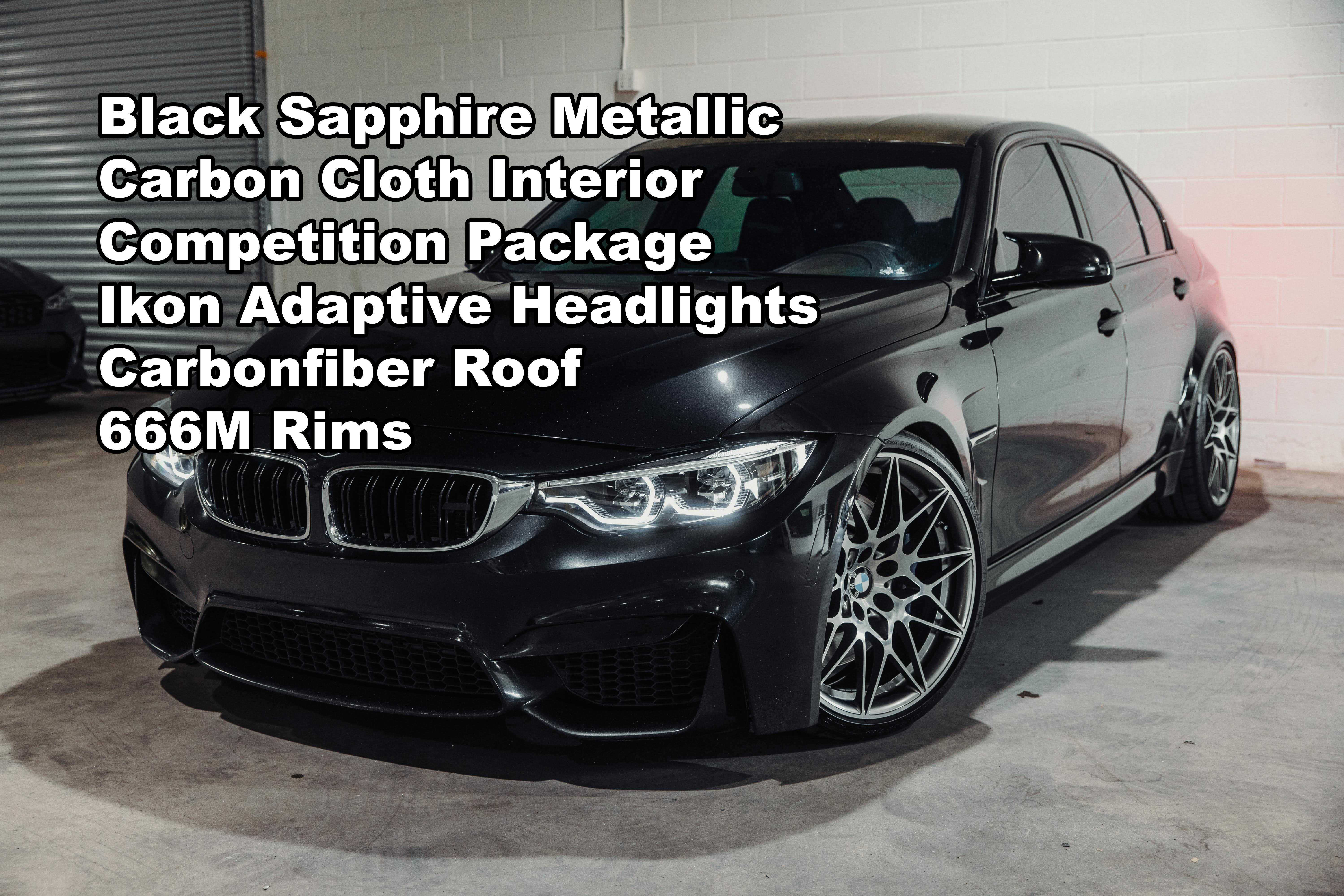2018 BMW M3 Sedan RWD Sedan Rear-Wheel Drive 7-Speed Dual Clutch
