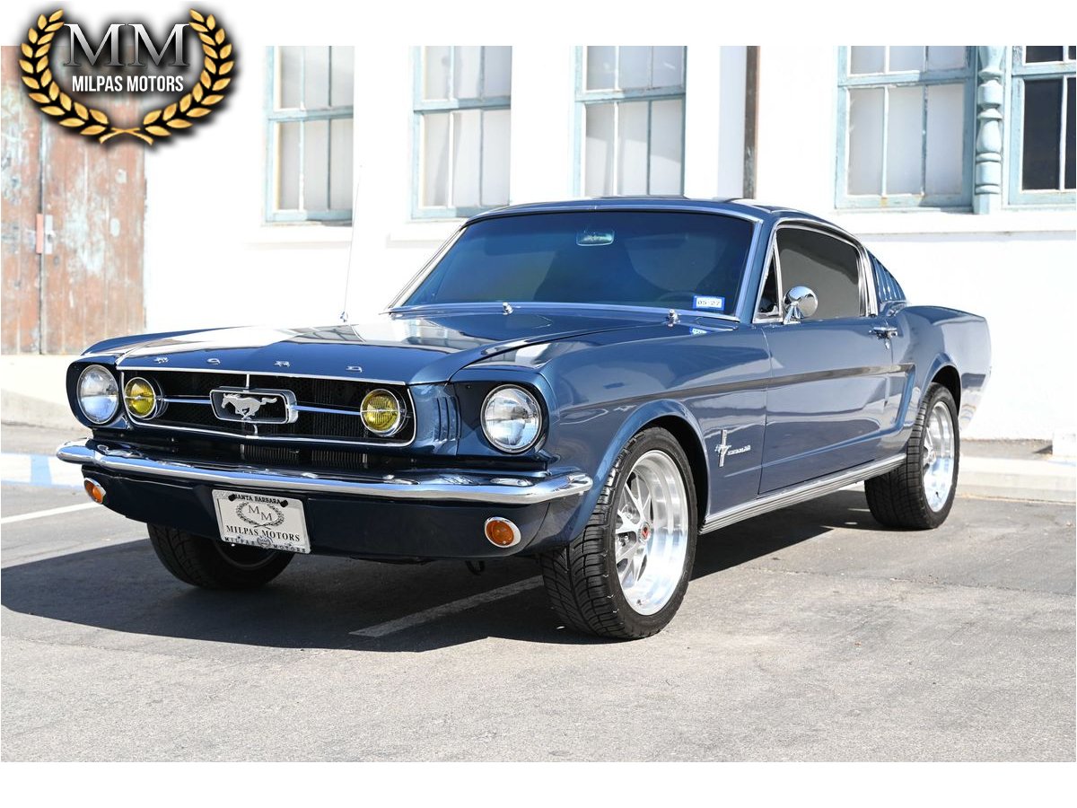 Blue 1965 Ford Mustang Coupe Automatic