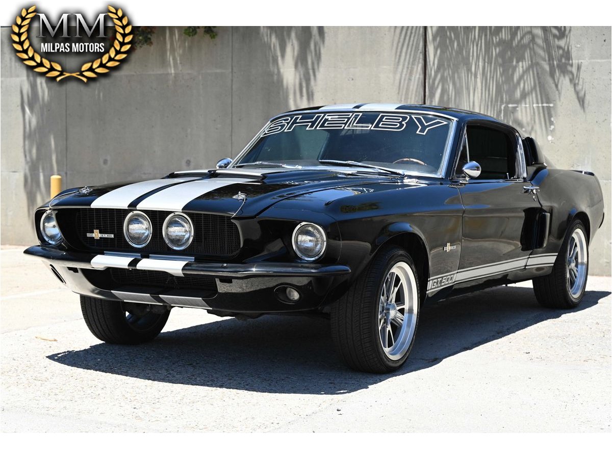 Black 1967 Ford Mustang Coupe 4-Speed Manual