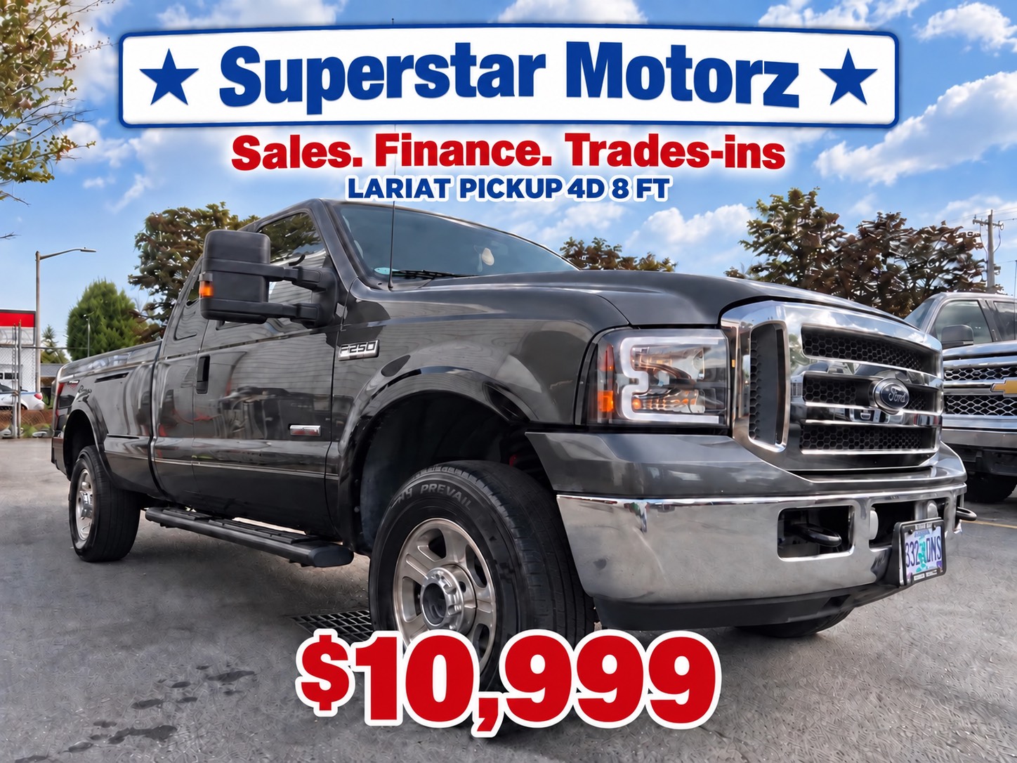 2006 FORD F250 SUPER DUTY SUPER CAB LARIAT PICKUP 4D 8 FT