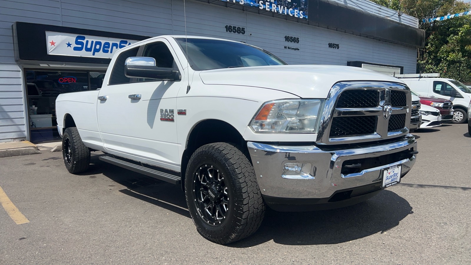 White 2014 RAM 3500 Pickup Truck Four-Wheel Drive 6-Speed Automatic