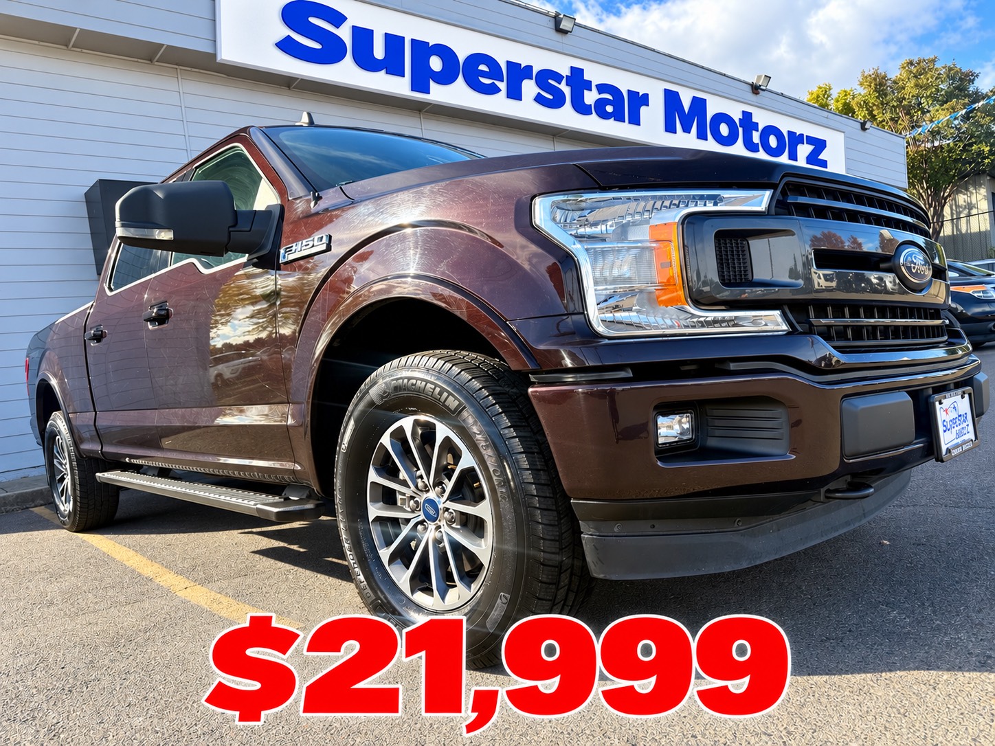 2019 FORD F150 SUPERCREW CAB XLT PICKUP 4D 6 1/2 FT