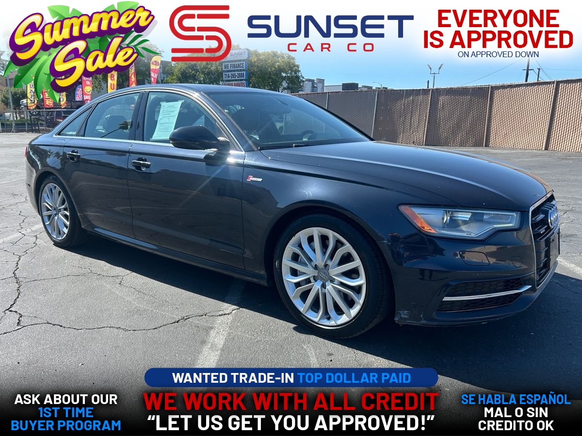 Blue 2012 Audi A6 3.0T quattro Prestige Sedan AWD Sedan All-Wheel Drive 8-Speed Automatic