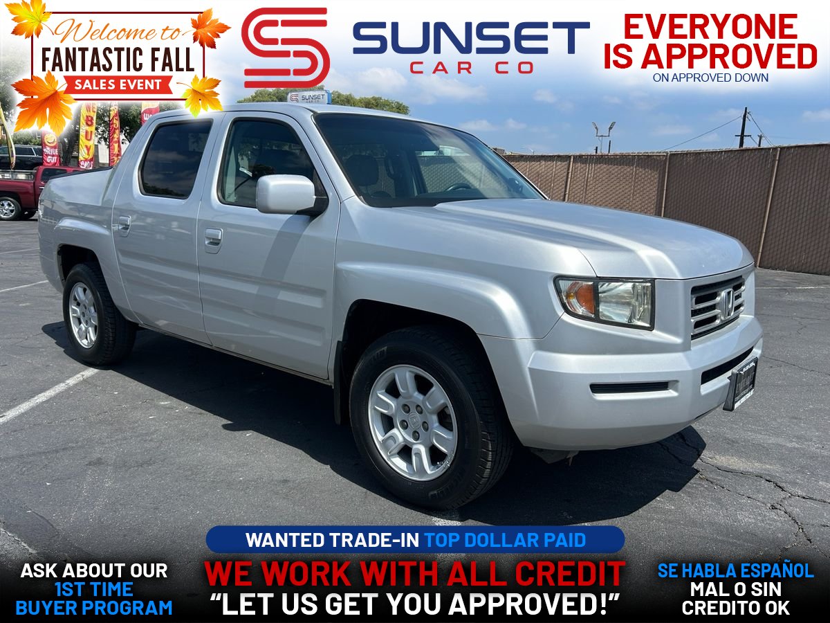 Silver 2006 Honda Ridgeline Pickup Truck All-Wheel Drive Automatic