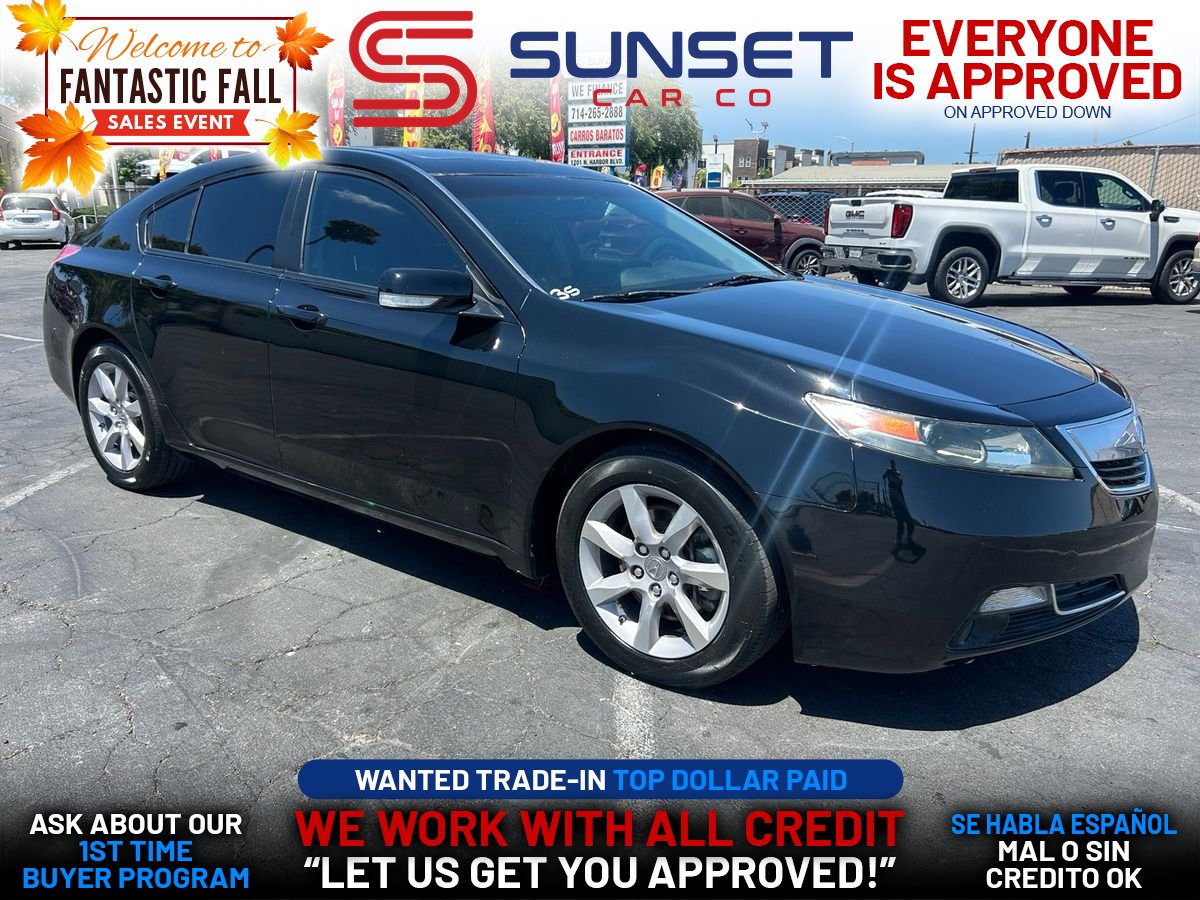 Black 2014 Acura TL Sedan Front-Wheel Drive 6-Speed Automatic