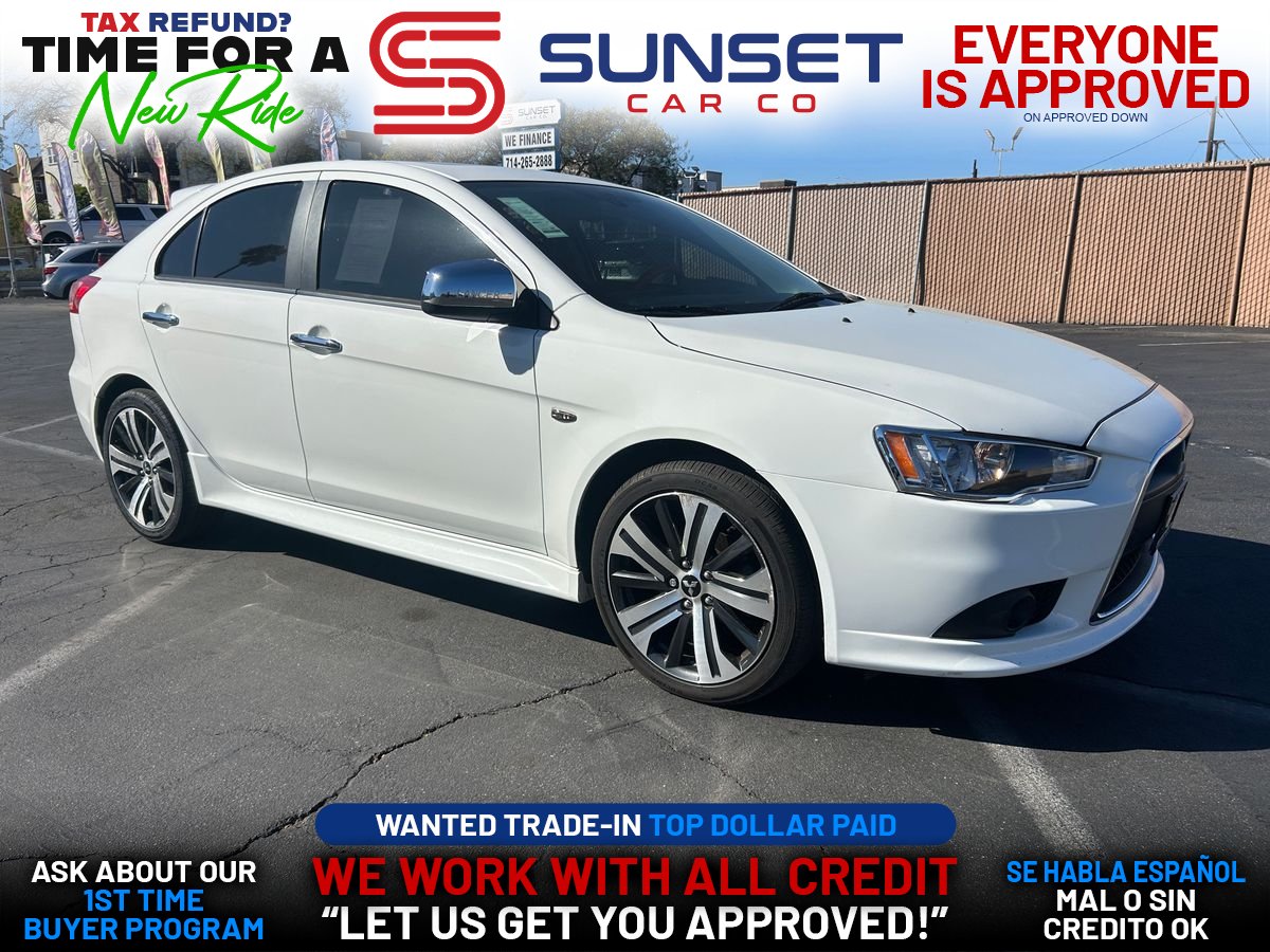 White 2012 Mitsubishi Lancer Sportback GT Hatchback Front-Wheel Drive Continuously Variable Transmission