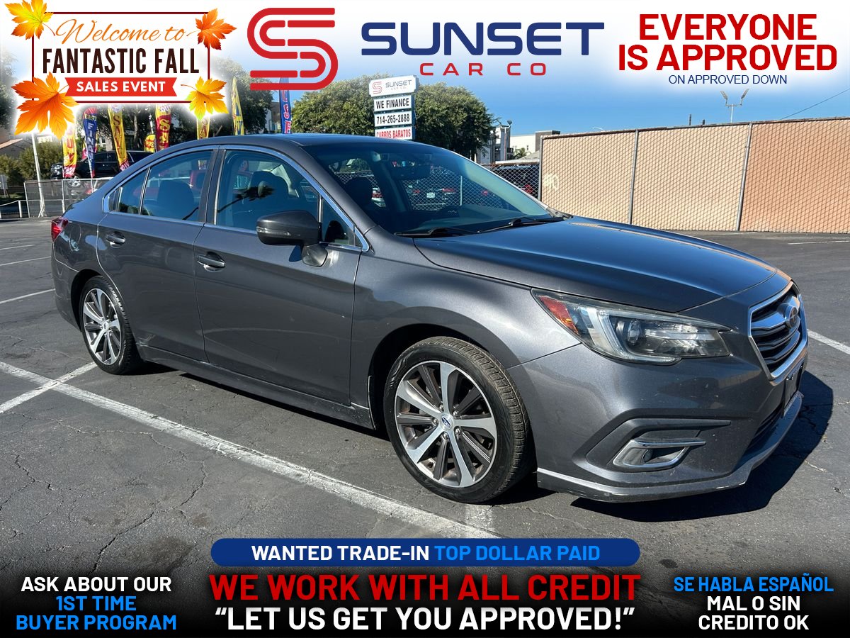 Black (CHARCOAL) 2018 Subaru Legacy Sedan All-Wheel Drive Continuously Variable Transmission