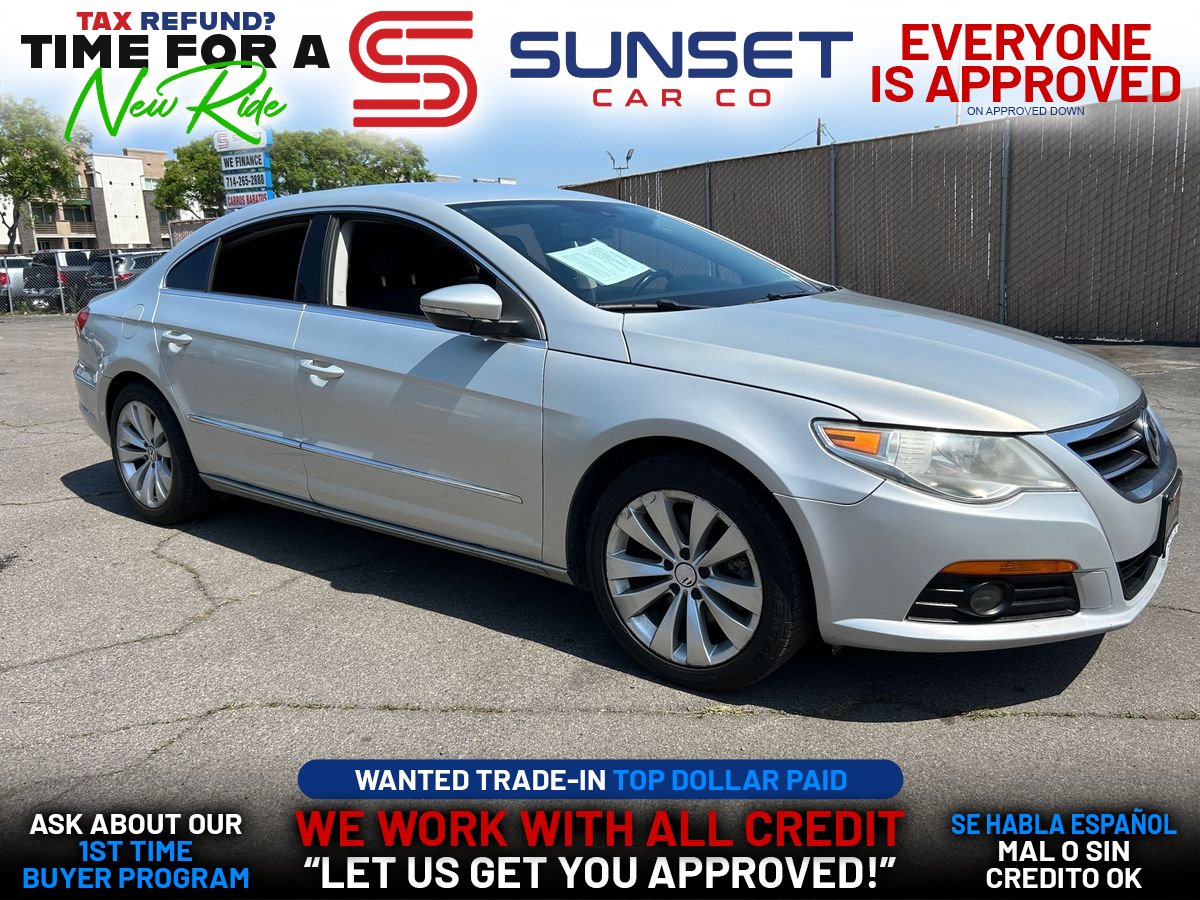 Silver 2010 Volkswagen CC 2.0T Sport FWD Sedan Front-Wheel Drive 6-Speed Dual Clutch
