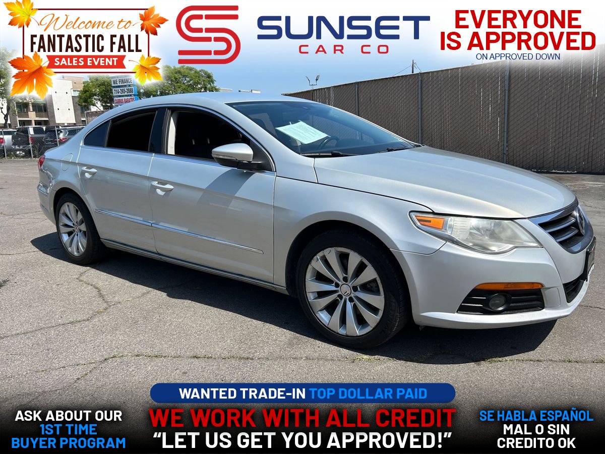 Silver 2010 Volkswagen CC Sedan Front-Wheel Drive 6-Speed Dual Clutch