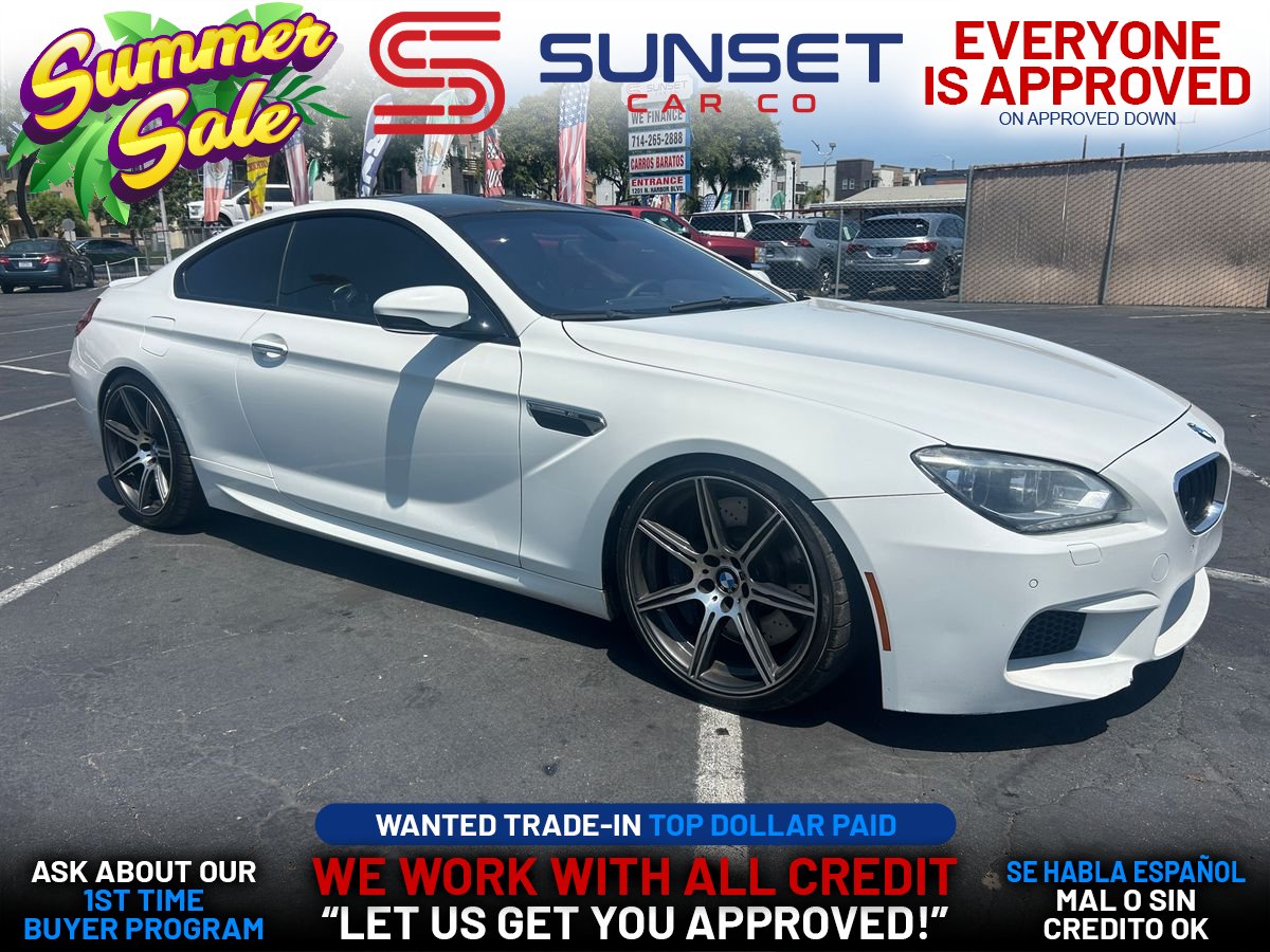White 2014 BMW M6 Coupe RWD Coupe Rear-Wheel Drive 7-Speed Automatic