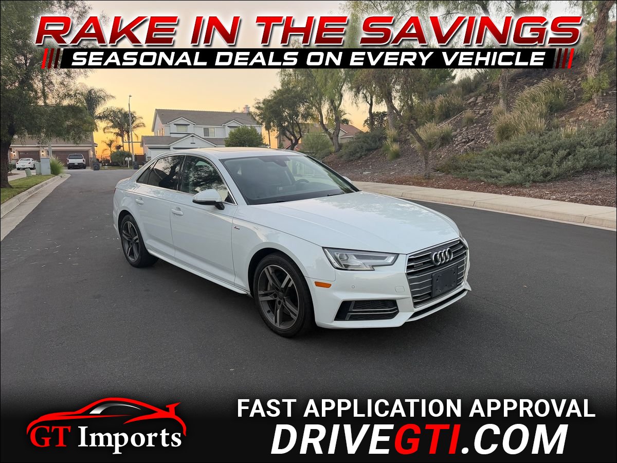 White 2017 Audi A4 Sedan All-Wheel Drive 7-Speed Automatic