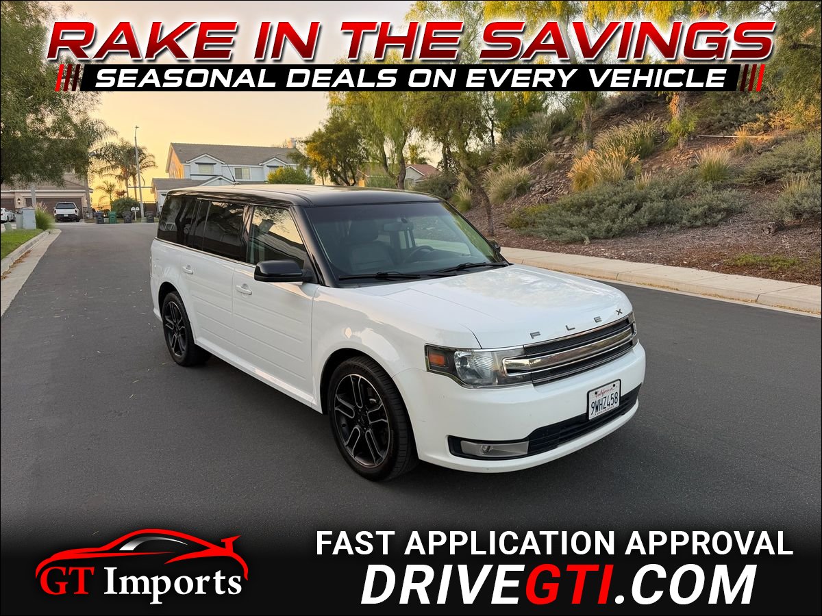 White 2014 Ford Flex SUV / Crossover Front-Wheel Drive 6-Speed Automatic